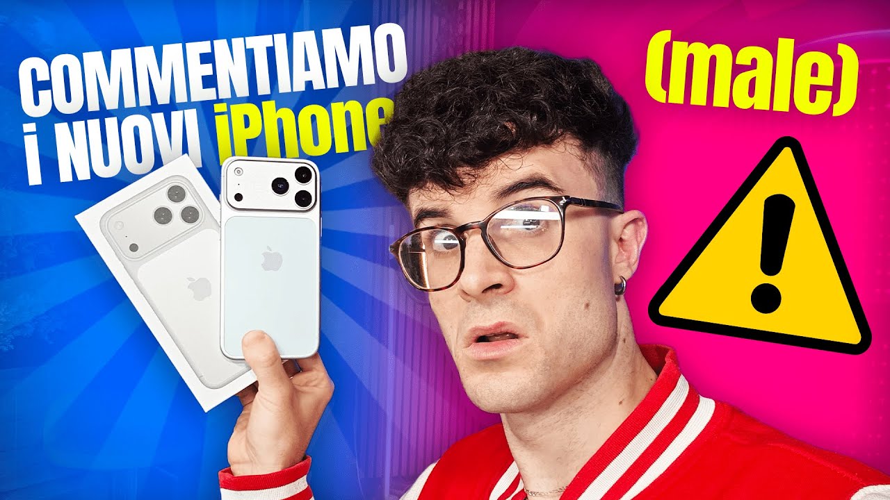 COMMENTIAMO (male) I NUOVI iPHONE e l'EVENTO APPLE!