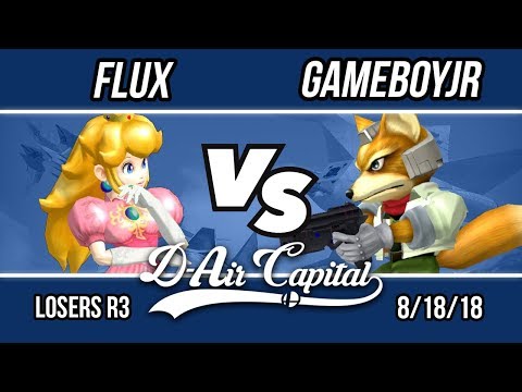 D-Air Capital 8 - Flux (Peach) Vs. Gameboyjr (Fox) - Losers R3