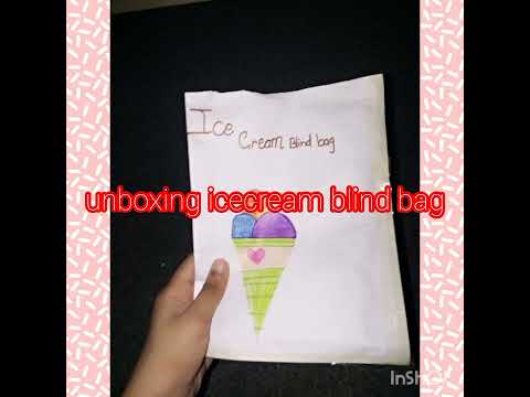 unboxing icecream blind bag