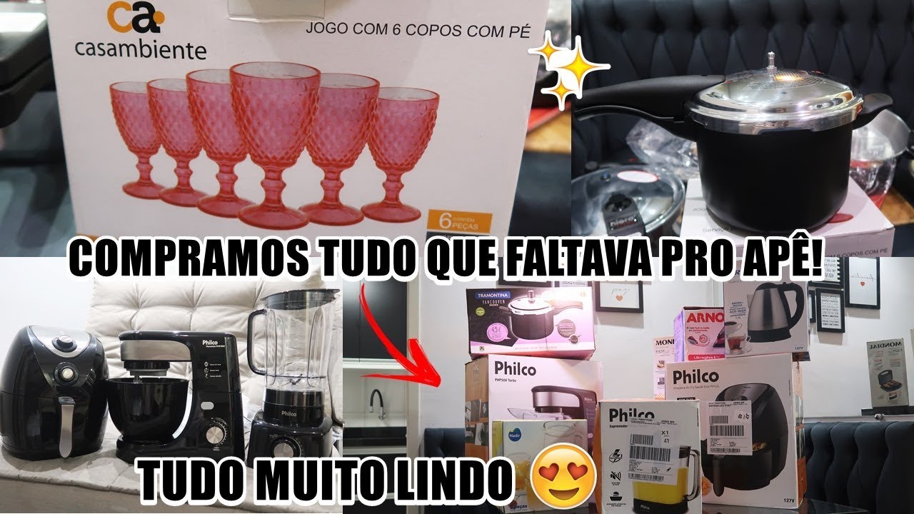 COMPRINHAS E PRESENTES DE CASAMENTO | NOSSOS ELETRODOMÉSTICOS SÃO LINDOS 😍