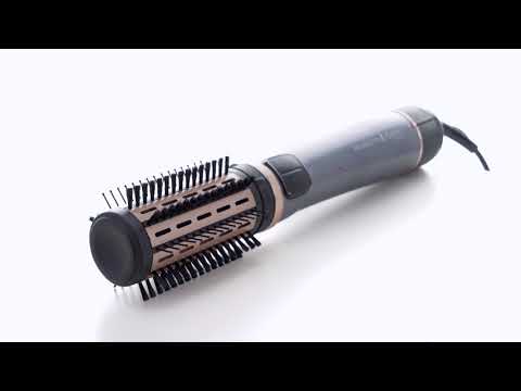 Remington Keratin Protect Rotating Air Styler | AS8810 | Keraminė šildymo sistema | Šildymo lygių skaičius 2 | 100 W | Pilkas/Juodas video