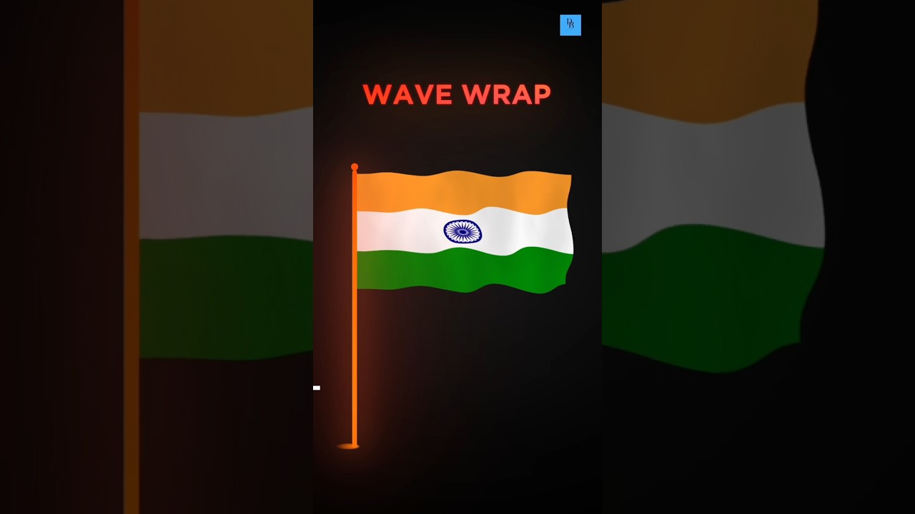 Realistic Flag Animation in After Effects || #tutorial #aftereffects