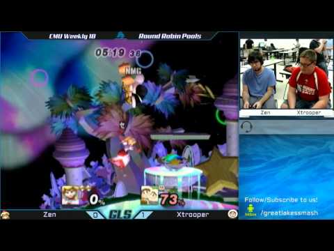 CMU Weekly 18 - Zen (Squirtle/Peach) vs. Xtrooper (Ice Climbers/Fox)