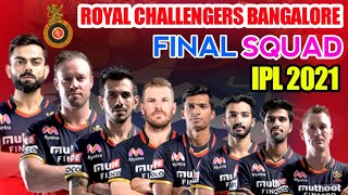 IPL 2021 - RCB Full Squad | Royal Challengers Bangalore All Retain Players IPL 2021