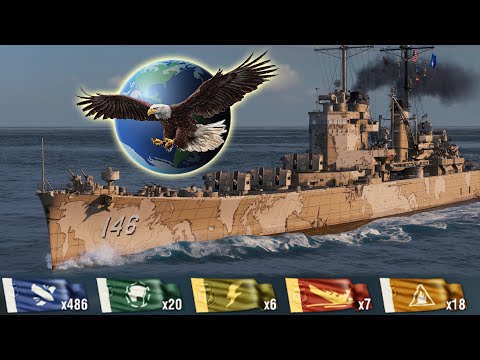 Vallejo Damage World Record - World of Warships