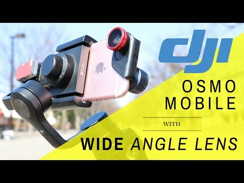 広角レンズと手ブレ補正を搭載したDJI Osmo Mobileの比較 (DJI Osmo Mobile with Wide Angle Lens and Stabilization Comparison)