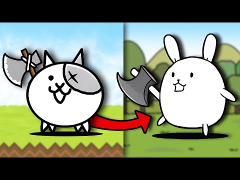 If The Battle Cats were BUNNIES! (Battle! Bunny: Tower Defense)