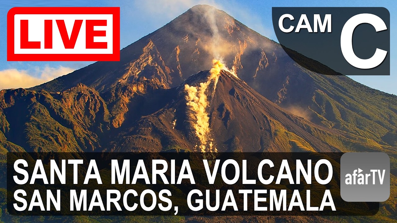 Live webcam view of Santiaguito Dome Eruption Cam