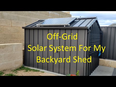 DIY Off-Grid System For My Shed