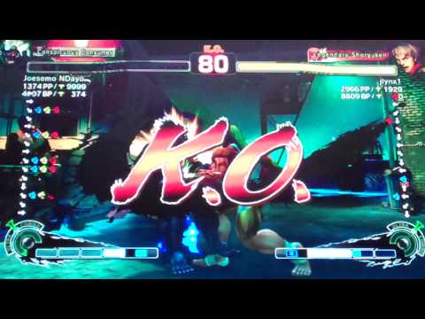 SSFIV:AE XBL Ranked Match Ken Vs Oni 27/07/2011