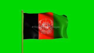 Afghanistan Flag, Afghanistan National Flag | Afghanistan Flag Green Screen | flag of Afghanistan