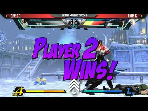 Chris D Vs. Andy G - Xanadu Games Monthly - UMVC3 - 5/26/2014 - @airjuggle