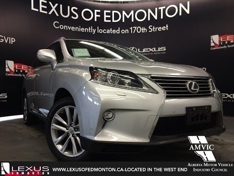 Lexus Certified Pre Owned Silver 2015 RX 350 AWD Touring Review | Lacombe Alberta