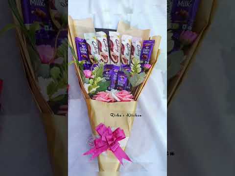 chocolate bouquet #KitKat #galaxy #giftideas #chocolategifts