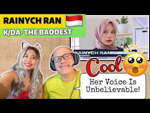 RAINYCH | K/DA - THE BADDEST (cover) | FIRST TIME HEARING!❤️🇮🇩