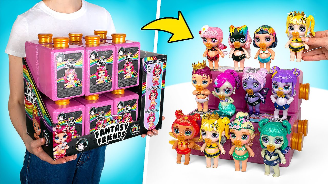 Slime DIY | ABRINDO Bonecas Poopsie Fantasy Friends!