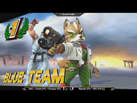 Construct 105 -  MAG | Comet + Parappa vs Reptale + DRO -  Smash 4 Doubles GF
