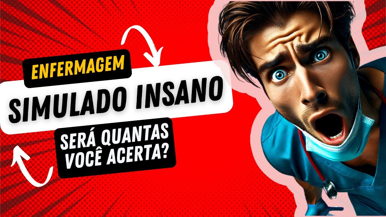Mega Simulado de Enfermagem - Quantas Questões você consegue acertar? #quizdeenfermagem