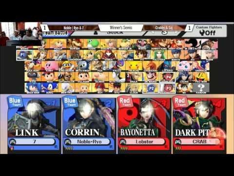 CB11 Doubles - Saj & Crabby Vs. Noble|Ryo & 7 SSB4 Winners Semifinals