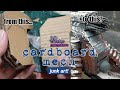 I MADE A MECH OUT OF CARDBOARD JOJO CREATES MONSTERS JUNK ART TIMELAPSE