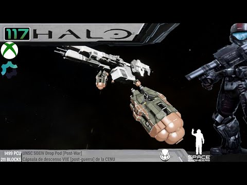 UNSC SOEIV Drop Pod [Post-War] (halo 5) for Space Engineers - mod.io