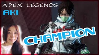 Apex Legends 顔出しLIVE 凸練 亜妃Aki エーペックスレジェンズ 女性実況 champion #112