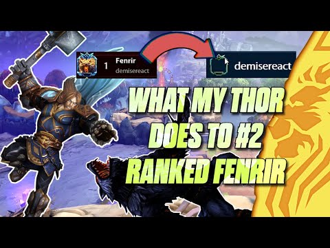 WHAT MY THOR DOES TO #2 RANKED FENRIR!