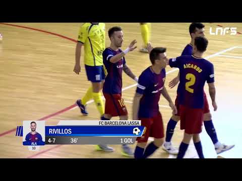 Gol Rivillos (4-7) Gran Canaria - FC Barcelona Lassa. J30, 1Div. LNFS