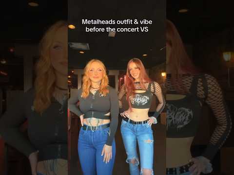 Metalheads before and after a concert 😂 #metal #metalhead #rock #music #funny #relatable