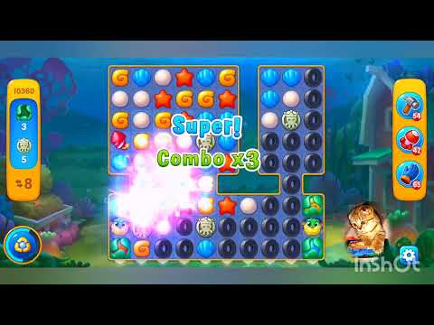 Fishdom,10360 level,no Booster - 10360 уровень, прохождение без бустеров.