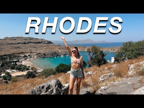The best island in Greece? First impressions of Rhodes! Exploring Lindos & Rhodes old town