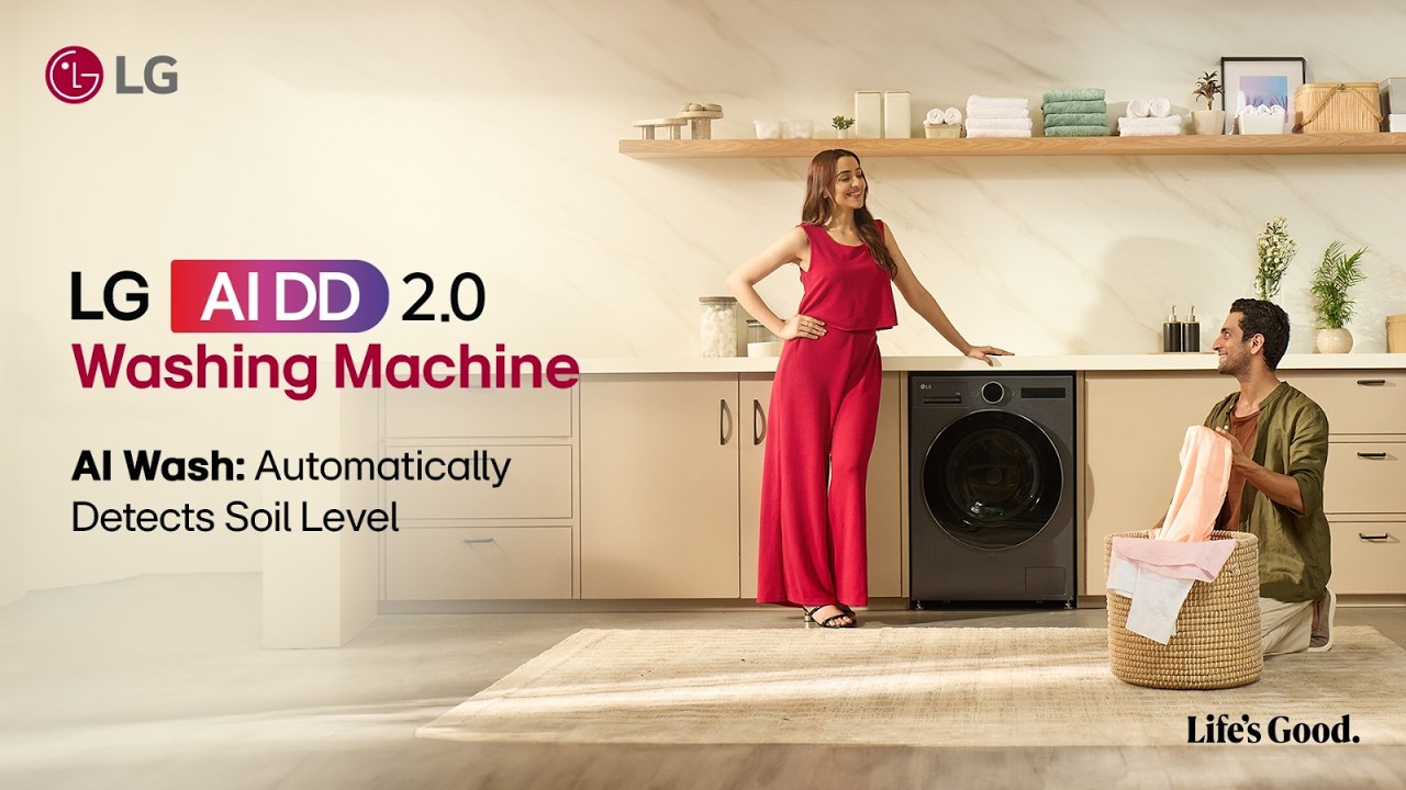 LG 12Kg Front Load Washing Machine, AI Direct Drive 2.0, Digital Dial & ez-Dispense, Essence Black, 5 Star, FX1412A9K
