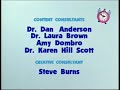 Blue S Clues Blue S Big Holiday Ending Credits 2001 Credit To Nickelodeon And Nick Jr
