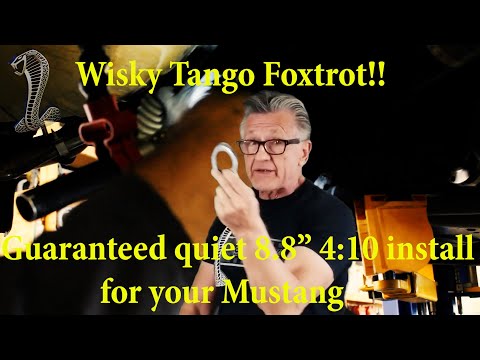How to install 8.8" 4:10 Ring & Pinion Guaranteed Quiet for your Mustang