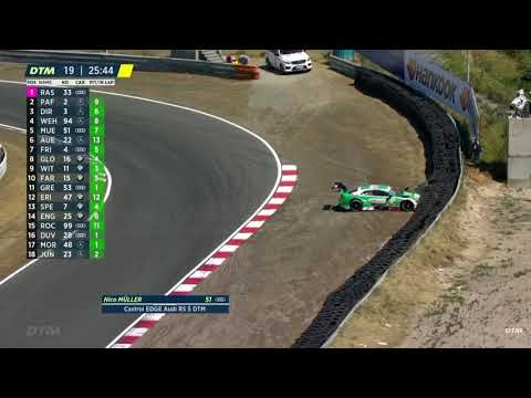 DTM 2018 zandvort Race1 Nico muller crash