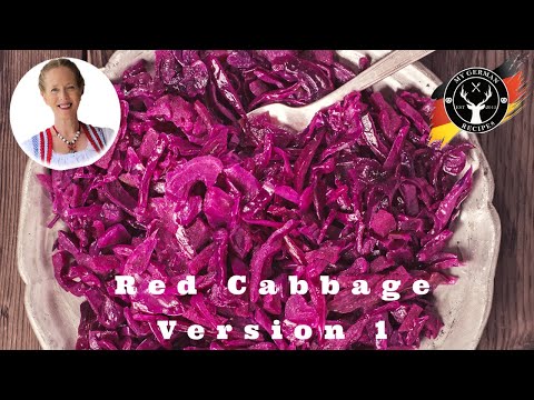 Authentic German Red Cabbage / Version 1 - Rotkohl  ✪ MyGerman.Recipes