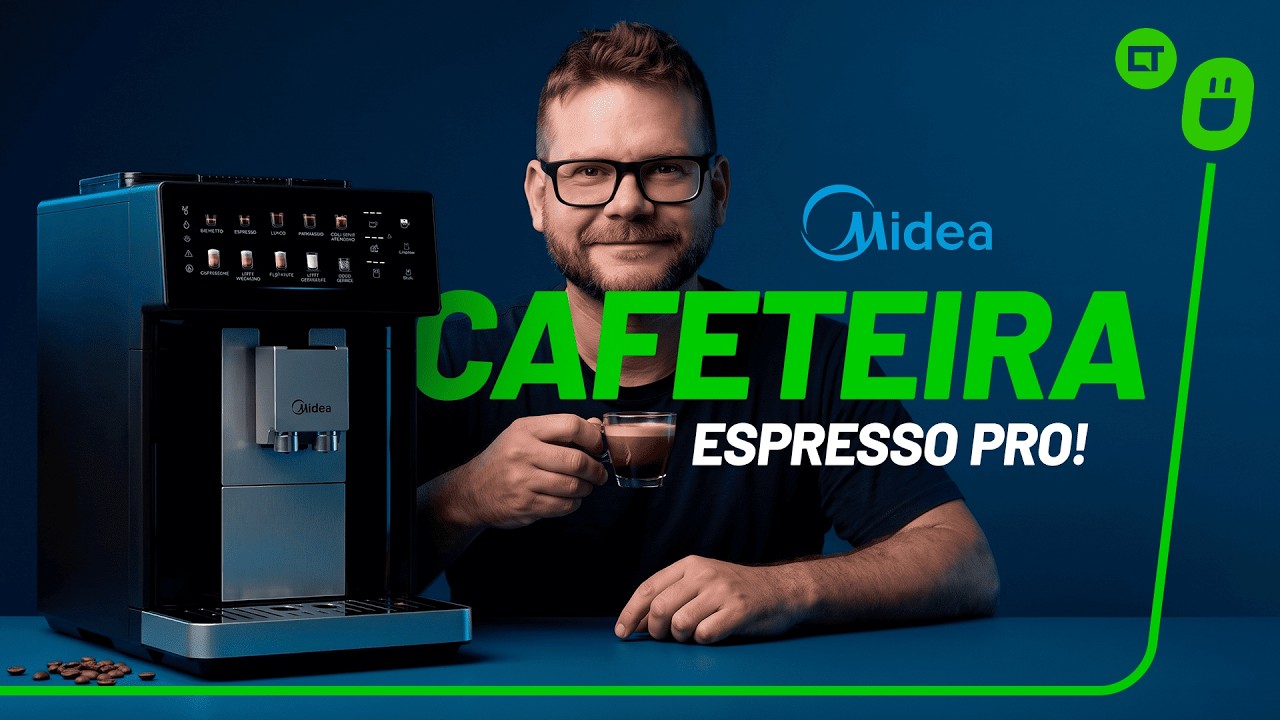Miniatura da avaliação em vídeo de Fritadeira Air Fryer Midea 6L Smart Chef Pro Inox