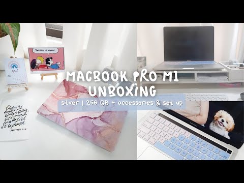 🍏 macbook pro m1 13" 2020 unboxing, accessories, desk set up, review, getting a discount 💻
