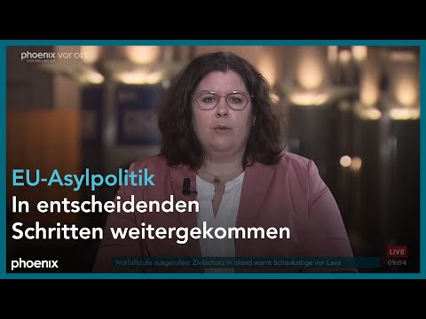 phoenix tagesgespräch mit Lena Düpont zur EU-Asylpolitik am 19.12.23
