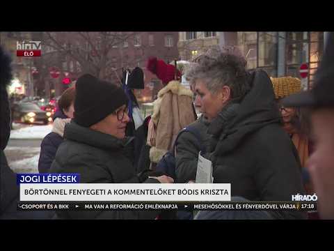 Bódis Kriszta börtönnel fenyegeti a kommentelőket - HírTV
