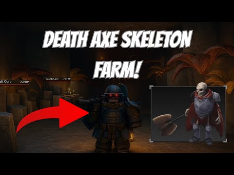 How To FARM DEATHAXE SKELETONS (Easy) | The Forge | Roblox