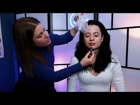 Reiki Aura Energy Cleansing with Gemstones, Feather and Moon Mist on @LunaLuxASMR