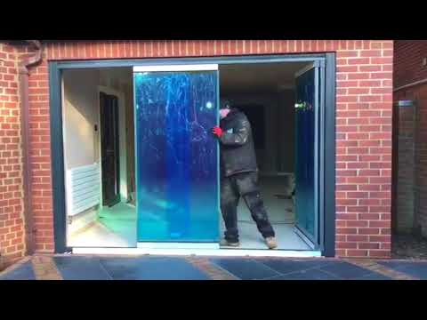 Frameless Glass Curtain Installation - Dorset, UK