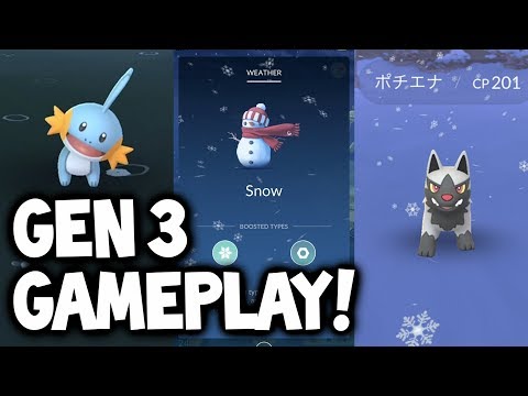 Pokémon GO Gen 3 SNEAK PEEK GAMEPLAY & In-Depth Guide to New Pokémon GO "Weather" Update Feature