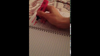 ASMR studying, taking notes with tapping, hand movements, pencil sounds, white noise, etc...