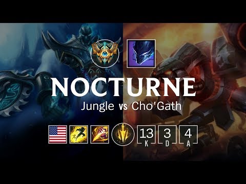 Nocturne Jungle vs Cho'Gath - NA Challenger Patch 8.21