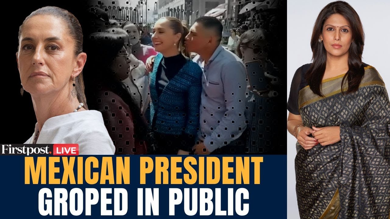 LIVE: Mexico's President Sheinbaum Assaulted on Camera | Man Gropes Mexican President | Palki Sharma