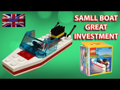 YouTube thumbnail: LEGO LEGOLAND Town set 1632 - (1990) Speedboat Build and Review