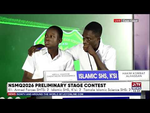 Islamic SHS, Kumasi Seals 1/8 Spot in Thrilling NSMQ Preliminary Contest