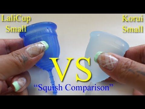 LaliCup vs Korui SM "Squish" - Menstrual Cups